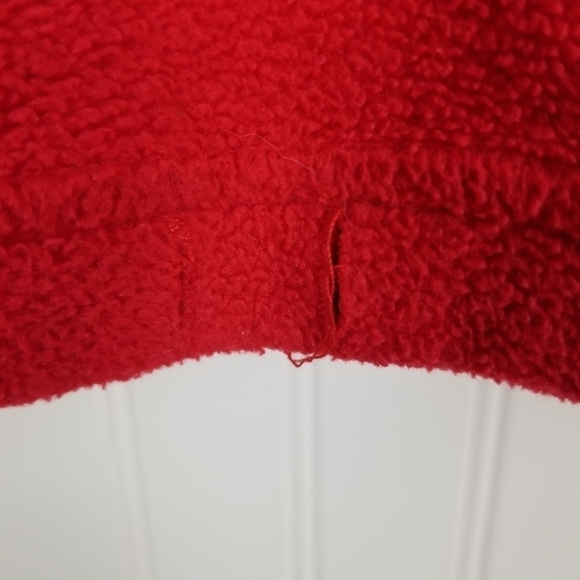 Vintage Tweety Bird Fleece Pullover Space Jam Warner Bros 1996 Quarter Zip - Picture 4 of 10